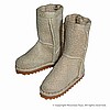 Nouveau Toys 1/6 Shoes Series - 1/6 Scale Beige Color Leather Skin Boots